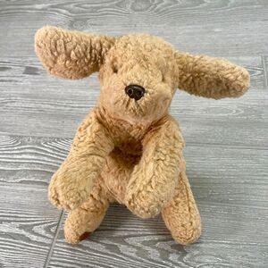 Vintage 1985 Gund Muttsy Puppy Dog 12" Plush Floppy Stuffed Animal Suede Paws